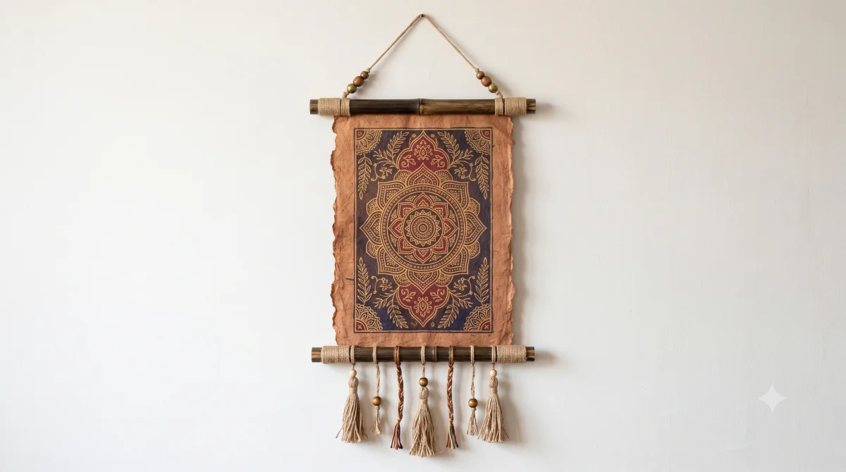 Handcrafted Lokta Wall Hanging